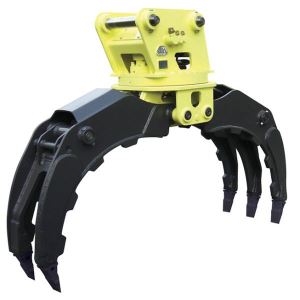 Hydraulic Excavator Rotating Grapple Grab